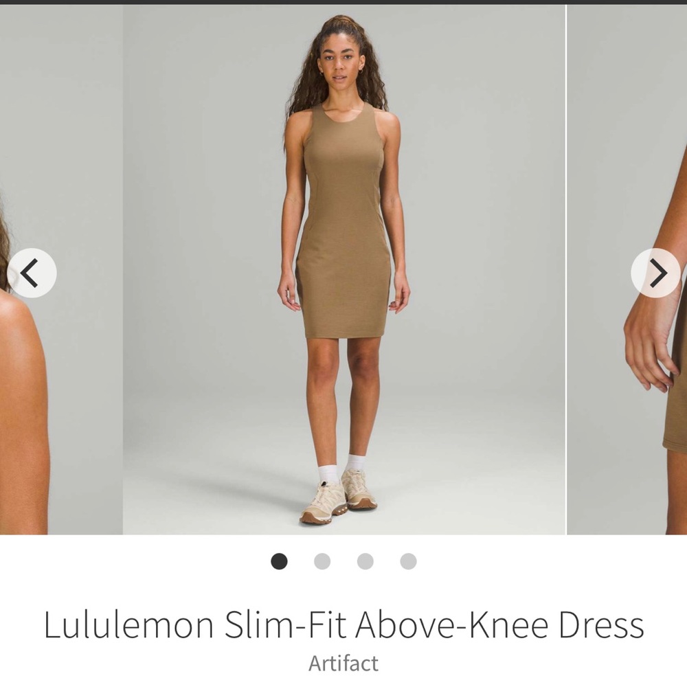 Lululemon Slim fit above the knee dress